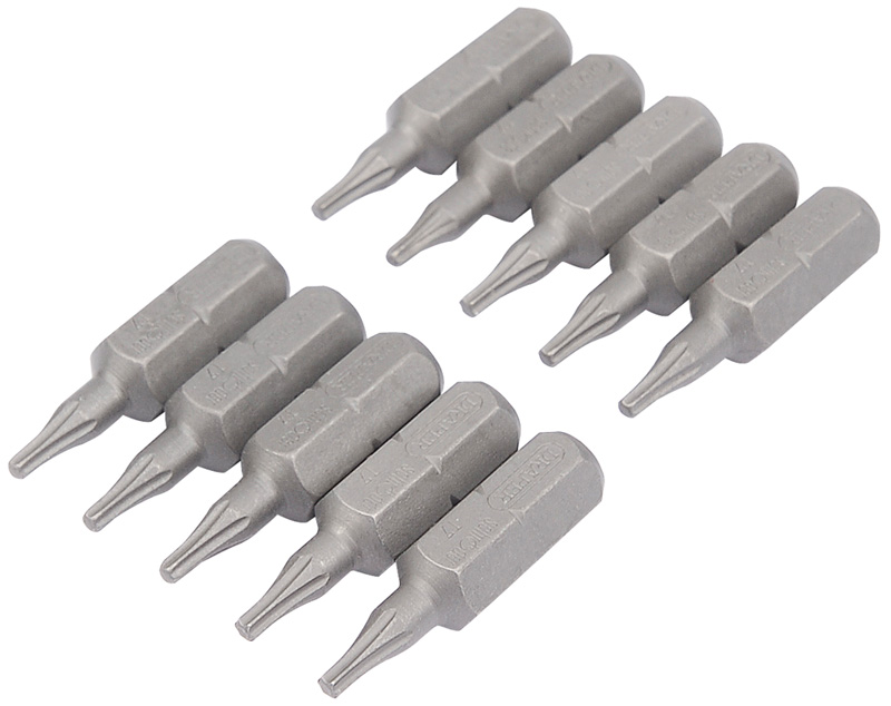 Expert Bag Of 10 T7 Torx X 26mm X 1/4" Hexagon Shot Blast Screwdriver Bits - 33799 - SOLD-OUT!! 