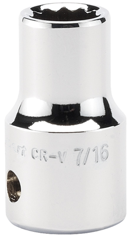 Expert 7/16" 1/2" Square Drive Hi-Torq® 12 Point Socket - 34255 