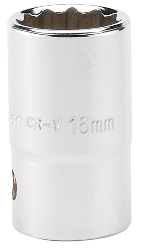 Expert 16mm 1/2" Square Drive Hi-Torq® 12 Point Socket - 34411 