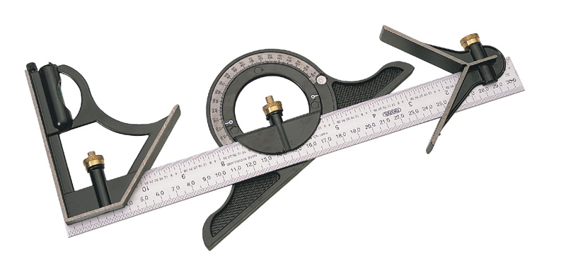Combination Square With Centre Head And Protractor - 34704 