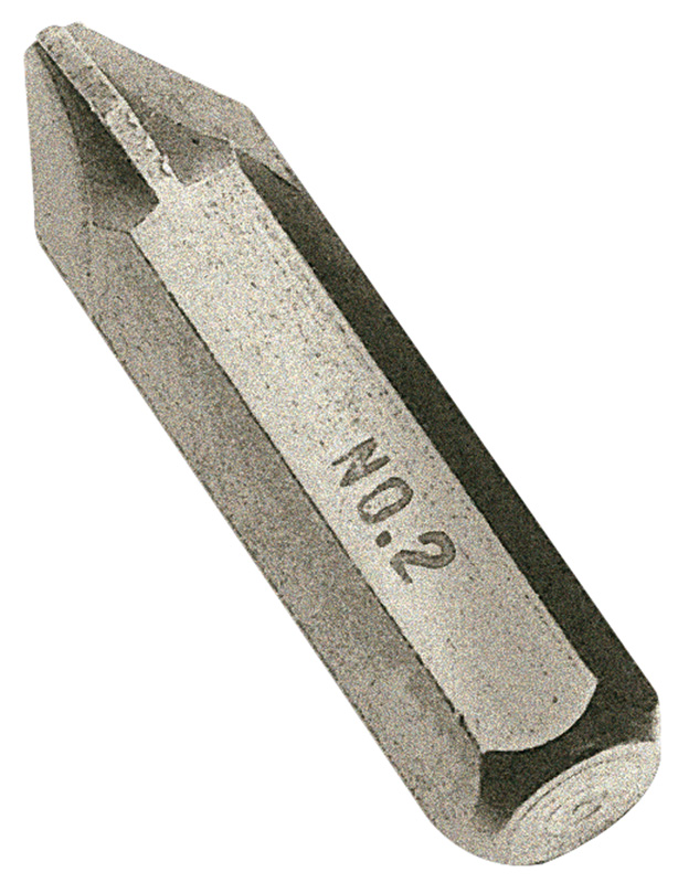 No 2 PZ Type Impact Screwdriver Bit - 35995 