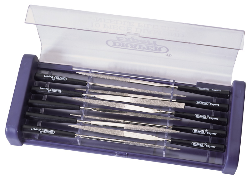 Expert 10 Piece 140mm Diamond Needle File Set - 36326 