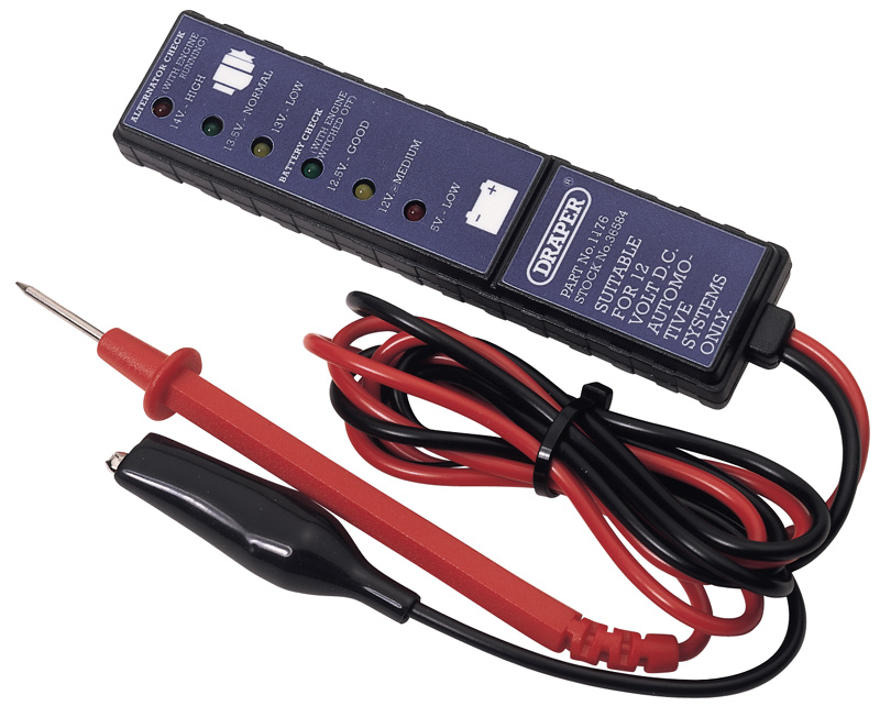 Battery And Alternator Analyser For 12V DC Systems - 36584 