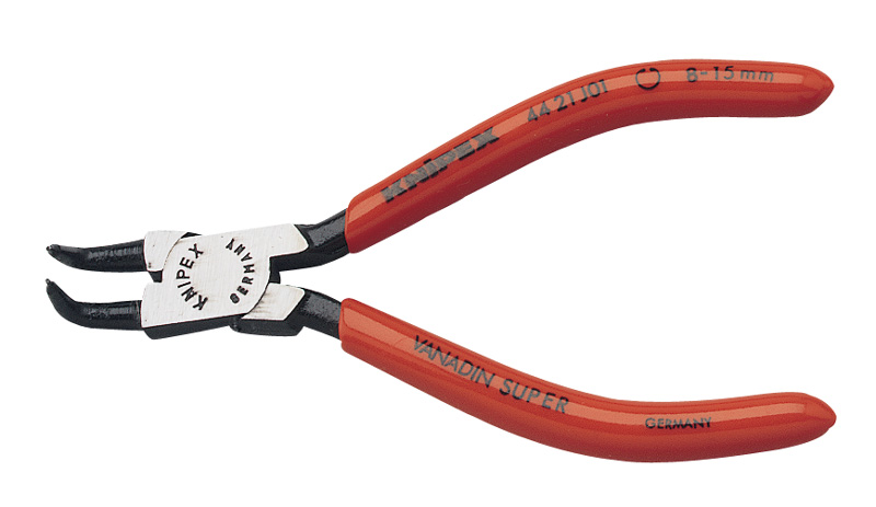 Expert 8mm - 13mm J01 Knipex 90° Bent Internal Circlip Pliers - 36898 