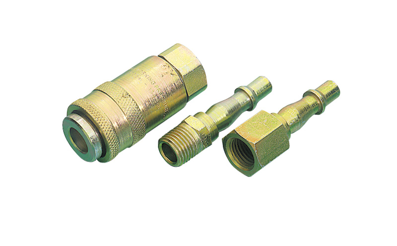 3 Piece Air Line Coupling Set 1/4 BSP - 37844 