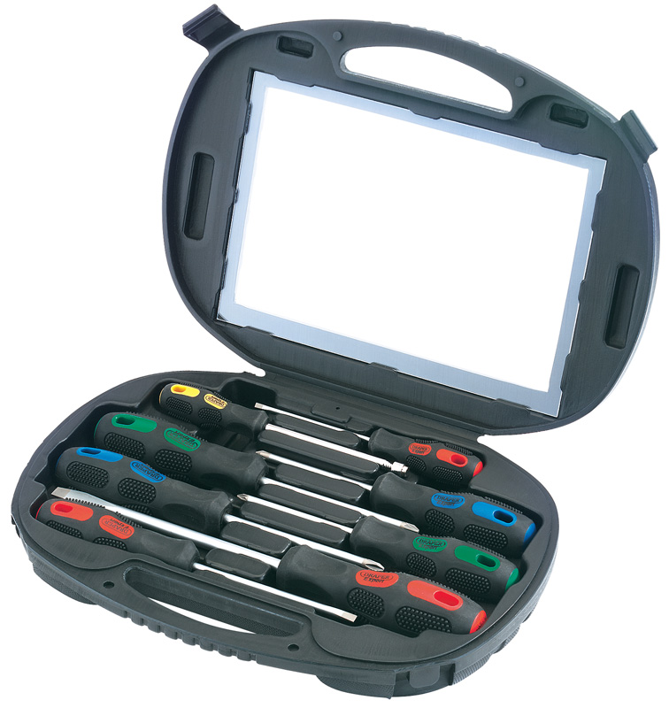 Expert 8 Piece Screwdriver Set In Case - 40002 