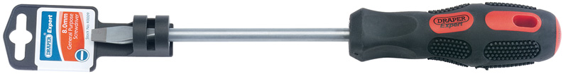 Expert 8mm X 150mm Plain Slot Flared Tip Screwdriver (Display Packed) - 40009 