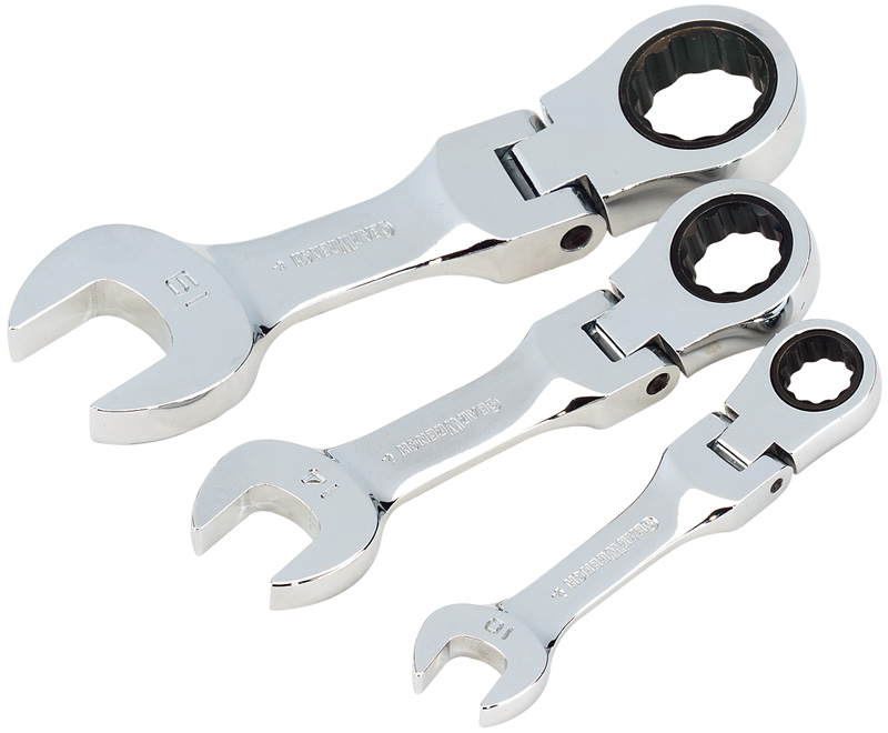 Expert 16mm Hi-Torq® Metric Stubby Flexible Head Ratcheting Combination Spanner - 40443 