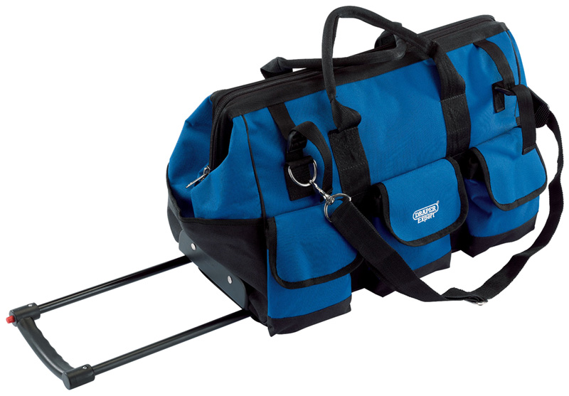 Expert 58L Mobile Tool Bag With Wheels 550 X 300 X 350mm - 40754 