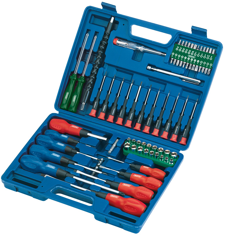 70 Piece Screwdriver, Socket And Bit Set - 40850 