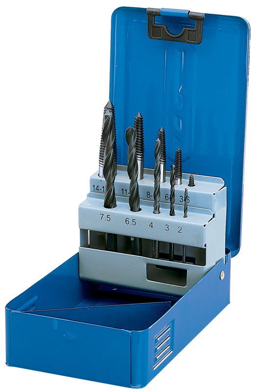 10 Piece Screw Extractor And HSS Drill Set - 40892 