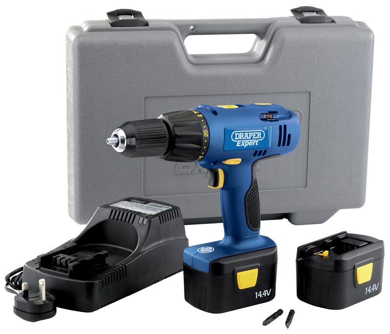 Expert 14.4V Electronic Cordless Combination Hammer Drill 2 Batteries - 41407 