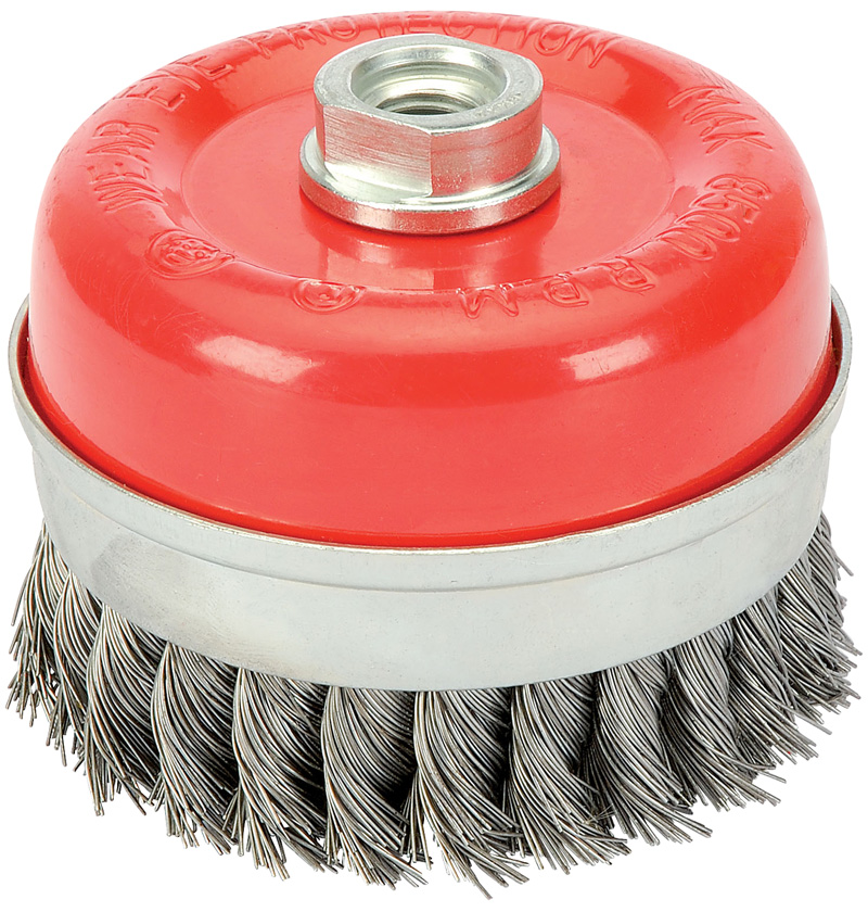 Expert 100mm X M14 Twist Knot Wire Cup Brush - 41450 