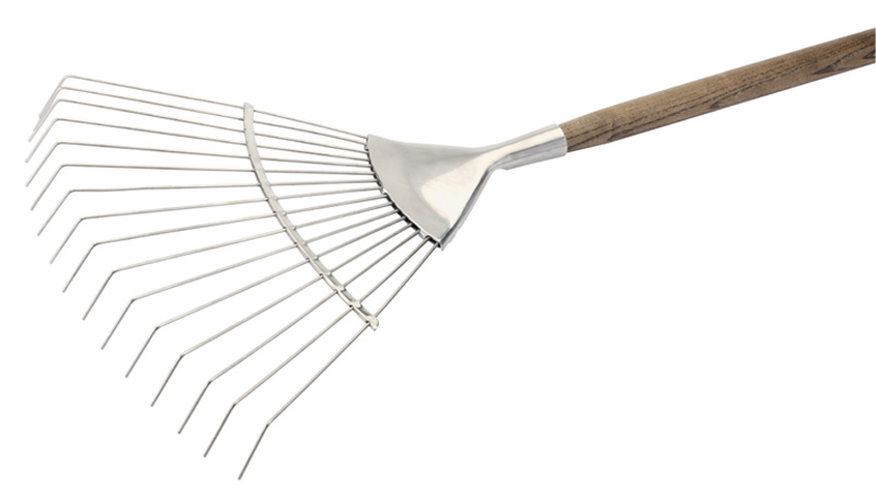 Expert Stainless Steel Lawn Rake With FSC Ash Handle - 44983 
