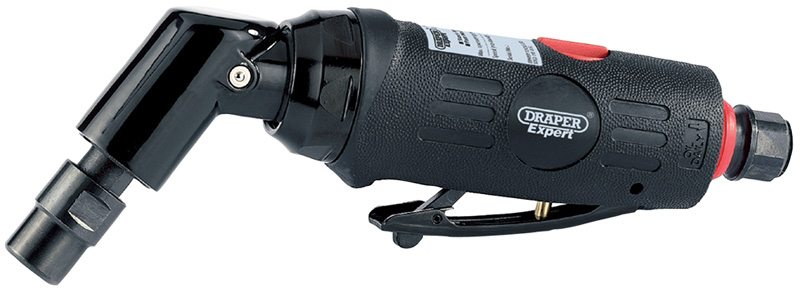 Expert 6mm Compact Soft Grip Air Angle Die Grinder With 115° Head - 47564 