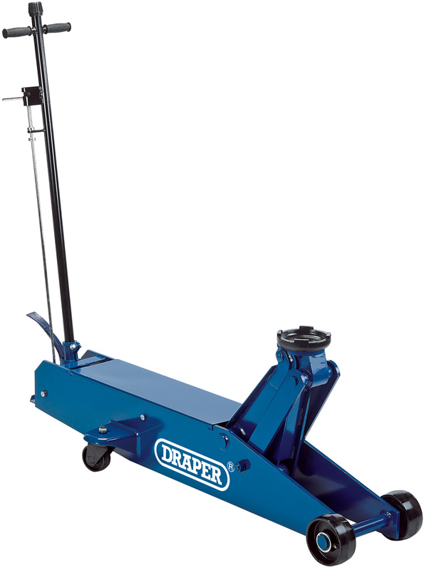 10 Tonne Long Chassis Hydraulic Trolley Jack With 