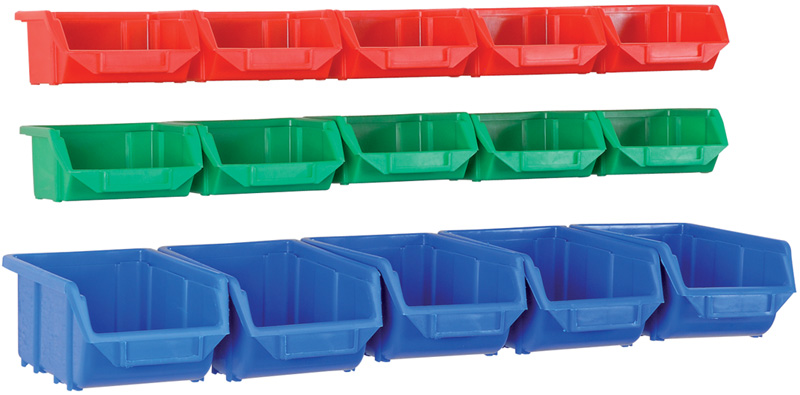 15 Bin Wall Storage Unit (Small/Medium Bins) - 48492 