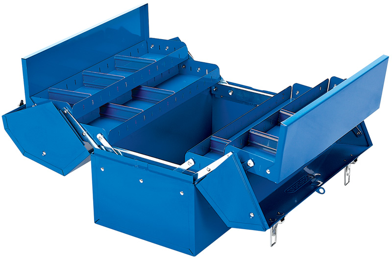 35L Barn Type Tool Box With 4 Cantilever Trays - 48566 