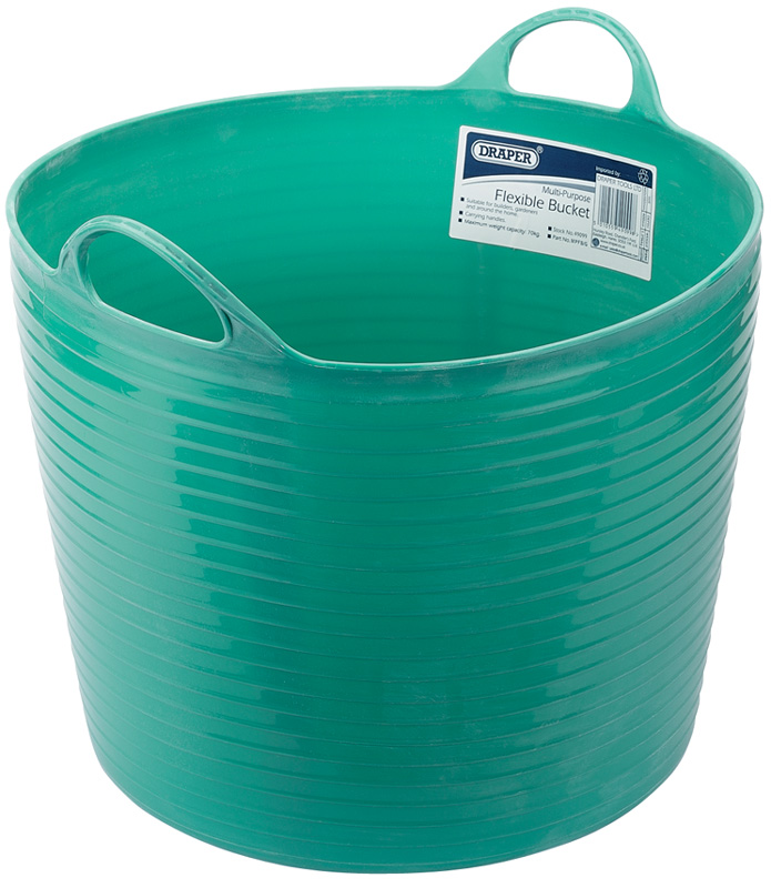 42L Multi Purpose Flexible Bucket - Green - 49099 