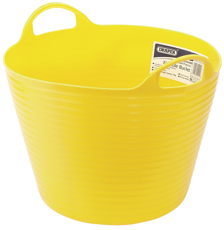 28L Multi Purpose Flexible Bucket - Yellow - 49101 