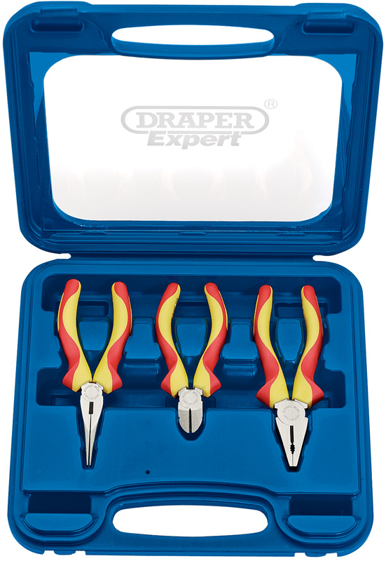 Expert 3 Piece VDE Slimline Pliers Set - 49157 