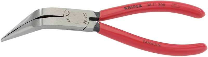 Expert 200mm Knipex Mechanics 70° Bent Nose Pliers - 49175 