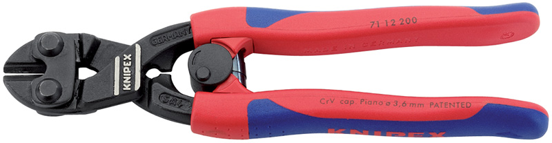 Expert 200mm Knipex Cobolt® Compact Bolt Cutters With Sprung Handles - 49188 