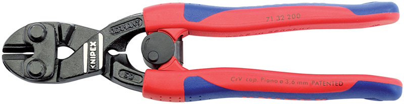 Expert 200mm Knipex Cobolt® Compact Bolt Cutters With Sprung Handle - 49197 