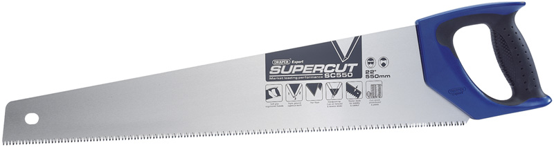 Expert Supercut® 550mm/22" Soft Grip Hardpoint Handsaw - 7TPI/8PPI - 49286 
