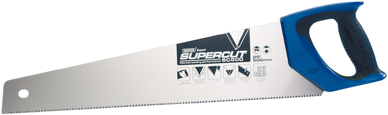 Expert Supercut® 500mm/20" Soft Grip Hardpoint Handsaw - 11TPI/12PPI - 49288 