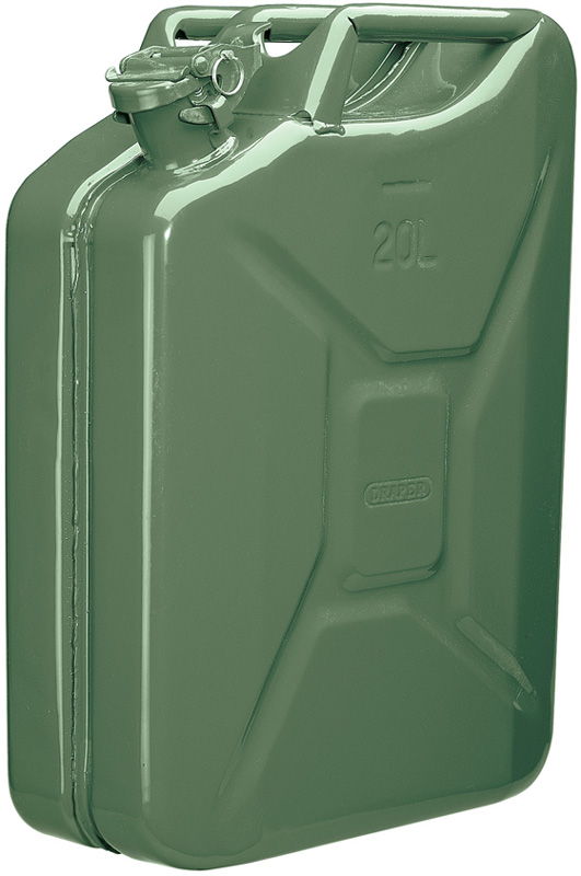 20L Green Steel Fuel Can - 49949 