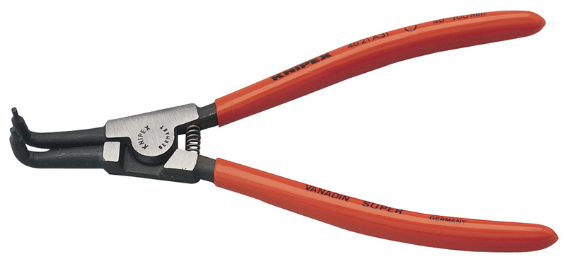 Expert 40mm - 100mm A31 Knipex Bent External Circlip Pliers - 50754 