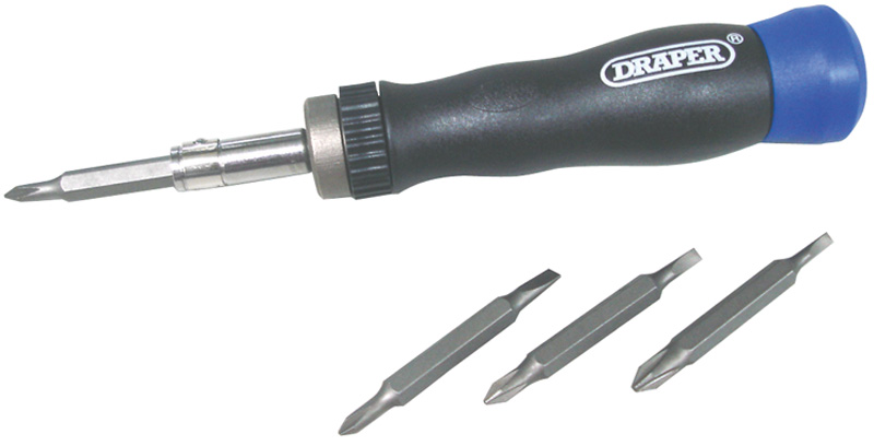 8 Piece Reversible Precision Ratchet Screwdriver And Bit Set - 51877 - SOLD-OUT!! 