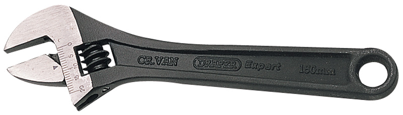 Expert 150mm Crescent-Type Adjustable Wrench With Phosphate Finish - 52679 