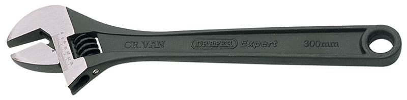 Expert 300mm Crescent-Type Adjustable Wrench With Phosphate Finish - 52682 