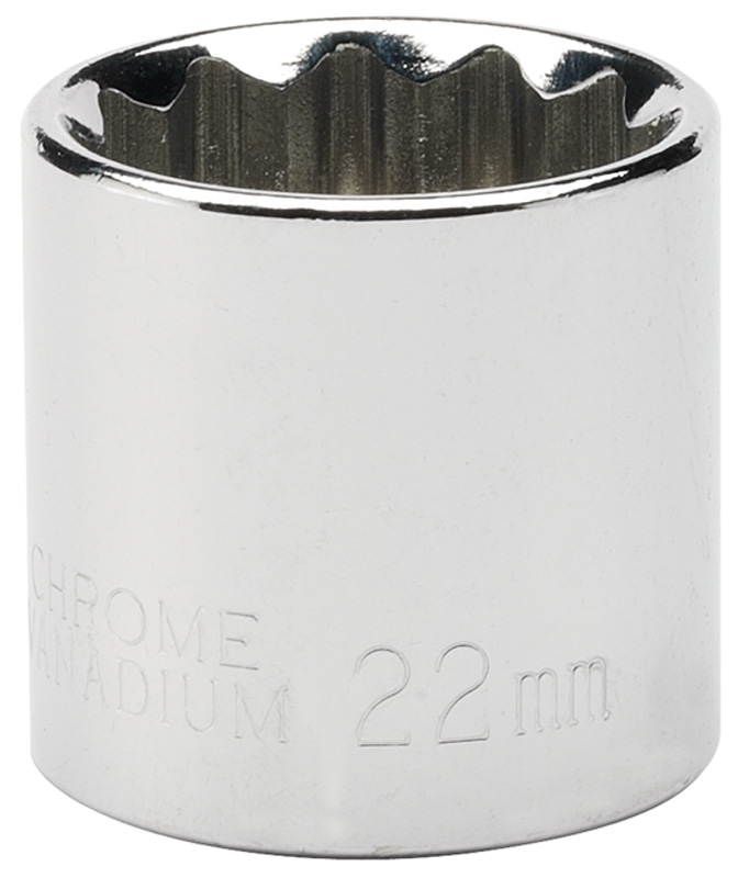 Expert 22mm 3/8" Square Drive Hi-Torq® 12 Point Socket - 53370 