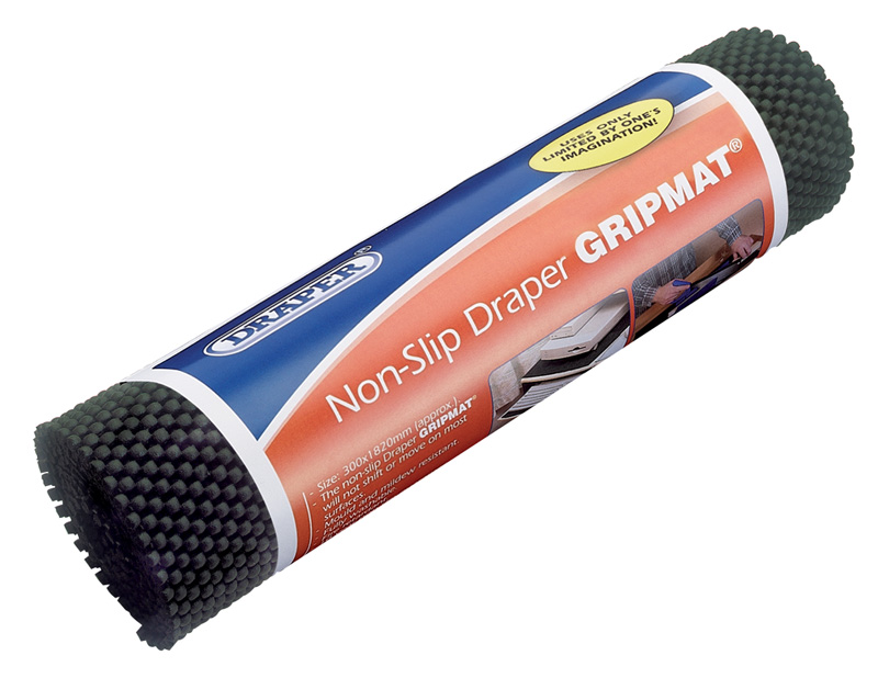 300mm X 1820mm Roll Of Non-Slip Draper Gripmat® - 54672 