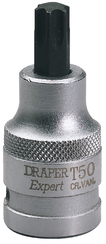 Expert T50 X 55mm 1/2" Square Drive TX-Star Socket Bit - 55664 