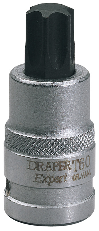 Expert T60 X 55mm 1/2" Square Drive TX-Star Socket Bit - 55668 