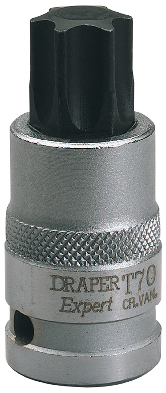 Expert T70 X 55mm 1/2" Square Drive TX-Star Socket Bit - 55670 