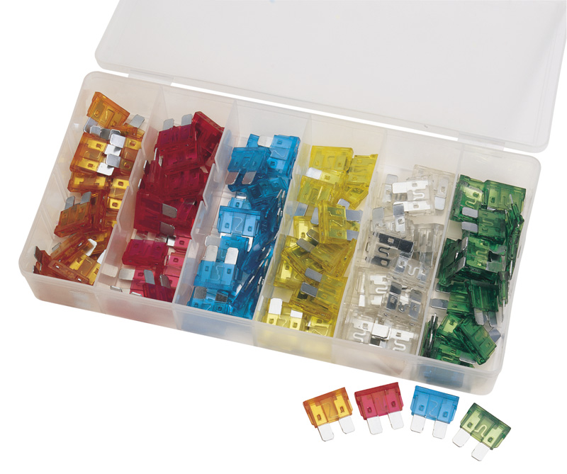 120 Piece Standard Automotive Plug-In Fuse Assortment - 56381 