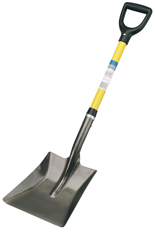 Fibreglass Shafted Square Mouth Builders Shovel - 57567 