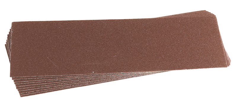 Ten 280 X 115mm Aluminium Oxide Sanding Sheets - 59109 