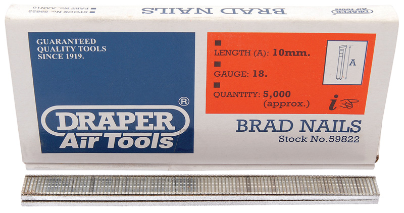 10mm Brad Nails (5000) - 59822 
