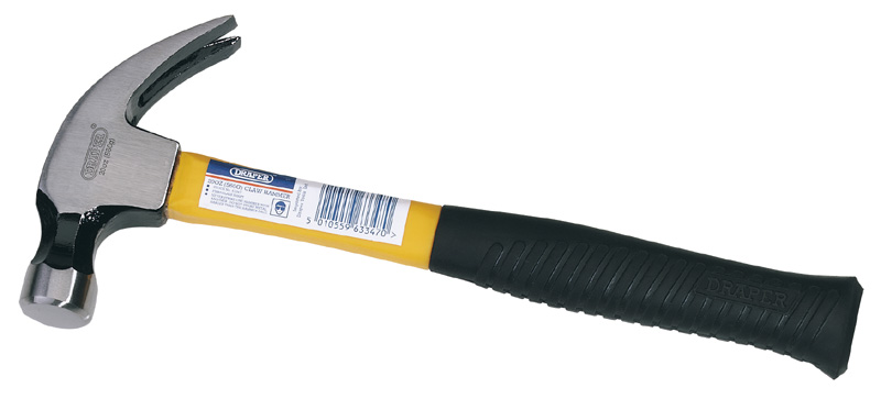 560g (20oz) Fibreglass Shafted Claw Hammer - 63347 