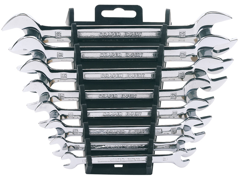 Expert 8 Piece Metric Double Open Ended Spanner Set - 64609 