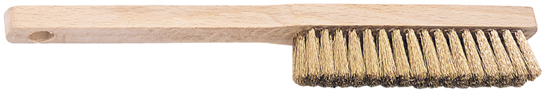 Expert 225mm Brass Fill Wire Hand Brush - 65670 