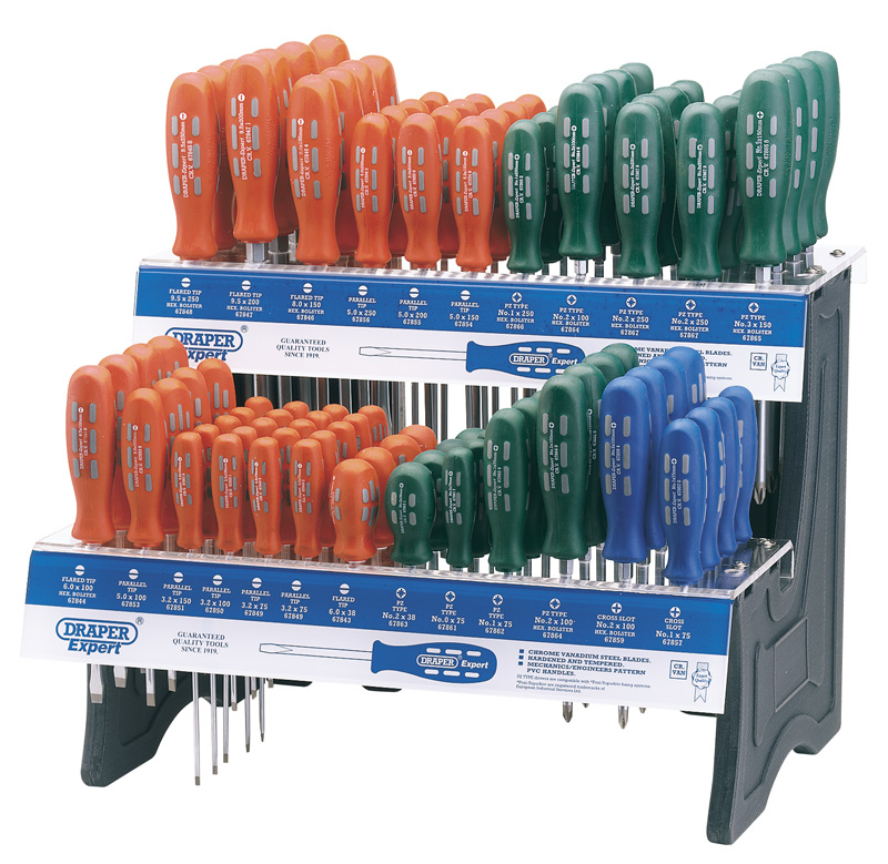 Expert Dispenser For 870 Mechanics/Engineers Pattern Screwdrivers - 67793 