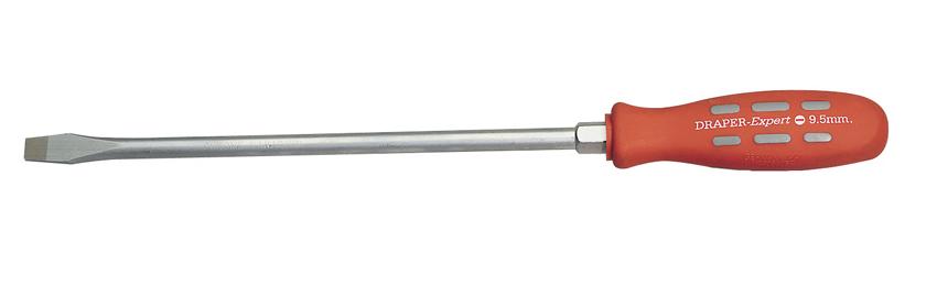 Expert 250mm X 9.5mm Plain Slot Flared Tip Long Pattern Mechanics Screwdriver (Sold Loose) - 67848 