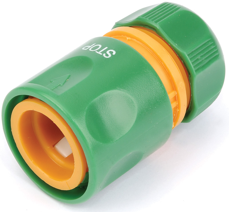 1/2" Plastic Hose Connector With Waterstop Feature - 68571 